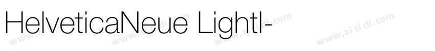 HelveticaNeue LightI字体转换